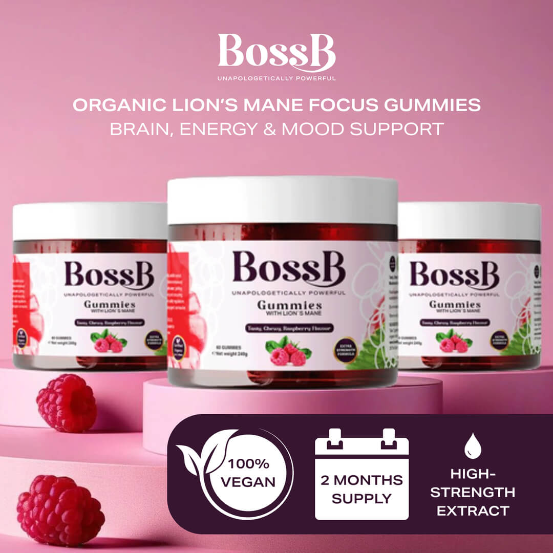 Lion’s Mane Focus Gummies – Brain, Energy & Mood Support - 2 months supply