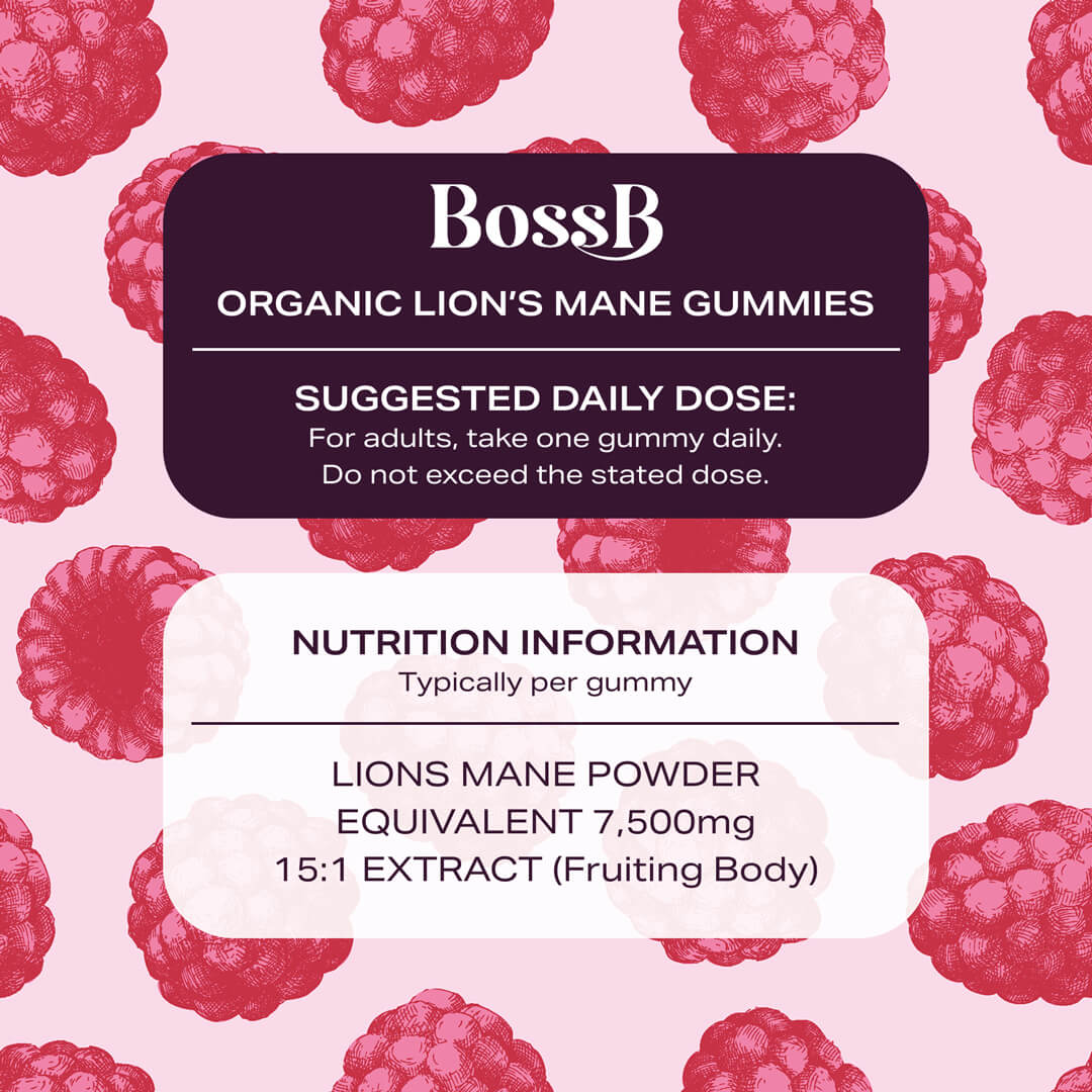 Lion’s Mane Focus Gummies – Brain, Energy & Mood Support - 6 months supply