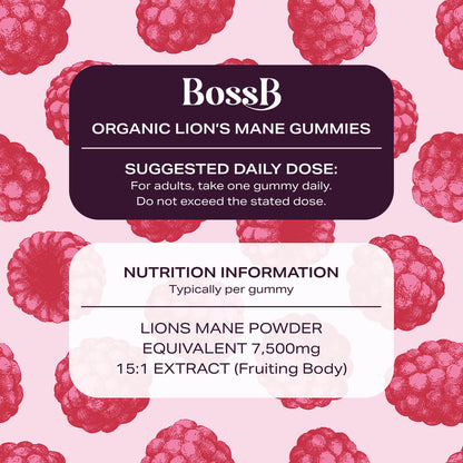 Lion’s Mane Focus Gummies – Brain, Energy & Mood Support - 6 months supply